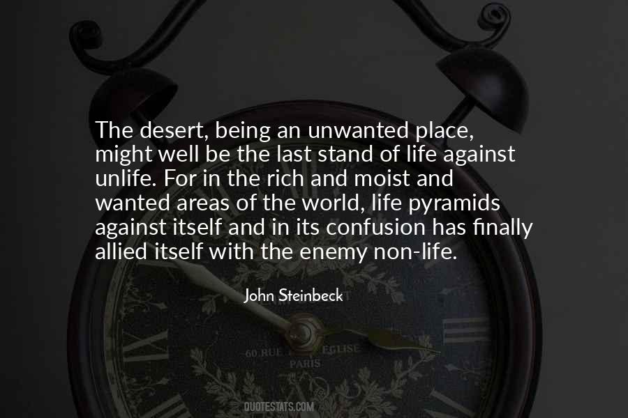 Quotes About The Desert Life #1097442