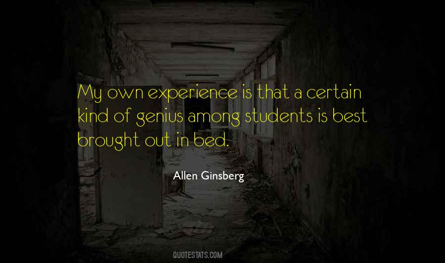 Experience Best Quotes #1127191