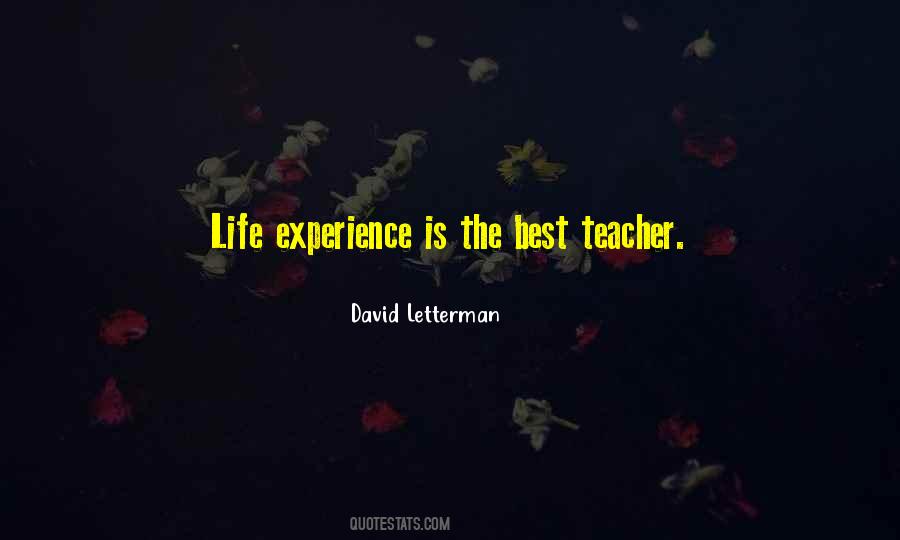 Experience Best Quotes #1636375