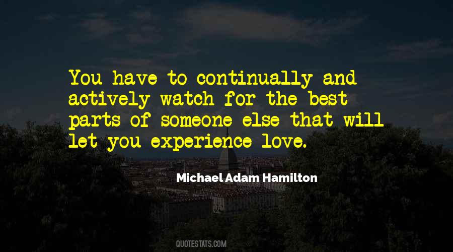 Experience Best Quotes #1785347