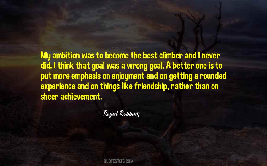 Experience Best Quotes #307633