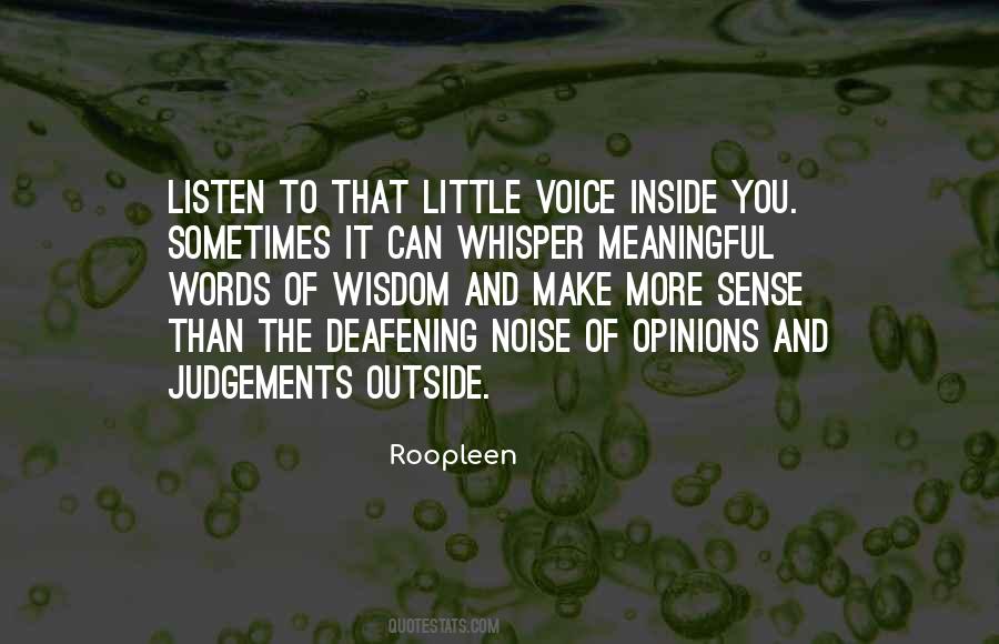 Noise Of Quotes #1329132