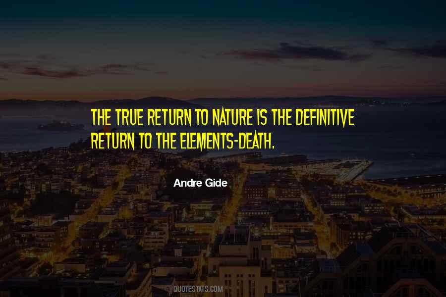 Return To Nature Quotes #443077