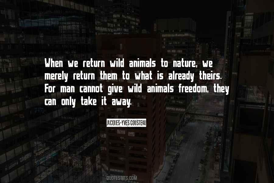 Return To Nature Quotes #471808
