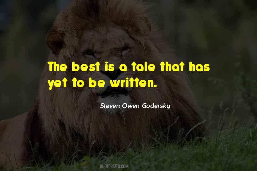 Best Is Yet To Be Quotes #1396931