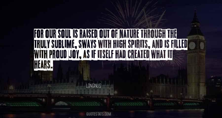 Joy Nature Quotes #1097627