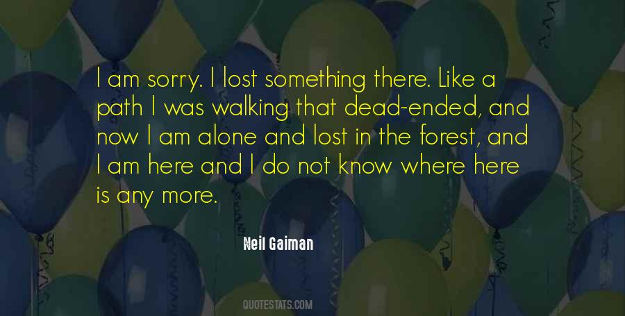 Alone Walking Quotes #575753
