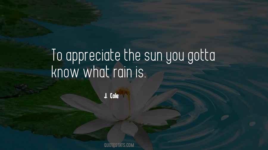 Rain Sun Quotes #1120190
