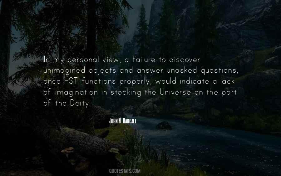 Failure Of The Imagination Quotes #1786928