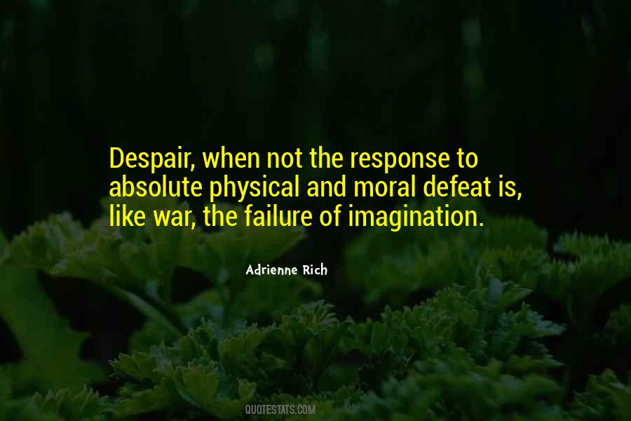 Failure Of The Imagination Quotes #179943