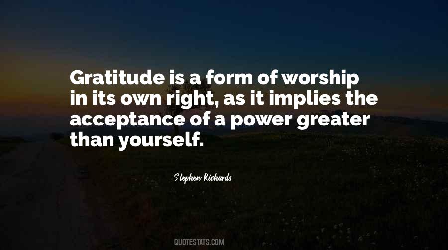 Power Of Acceptance Quotes #1815110