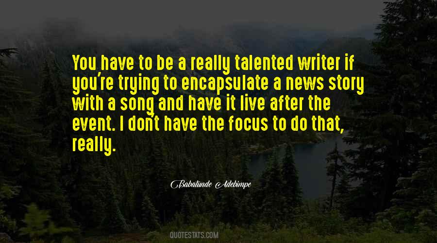 News Story Quotes #827407