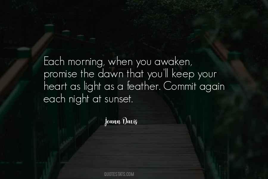 Sunset Light Quotes #1335392