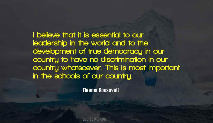 Country Important Quotes #257960