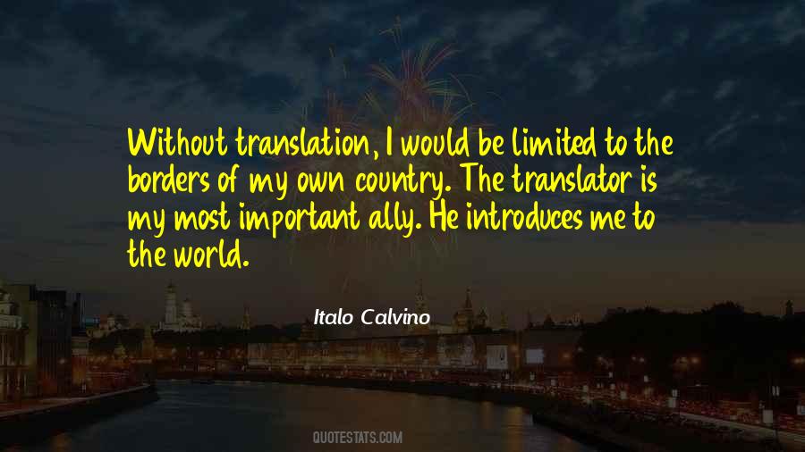Country Important Quotes #275872