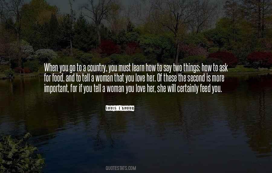 Country Important Quotes #419297