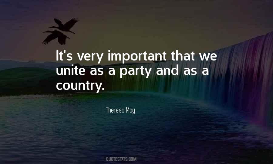 Country Important Quotes #544249