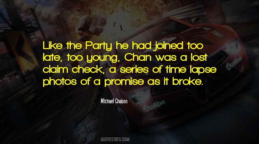 He Broke His Promise Quotes #126167