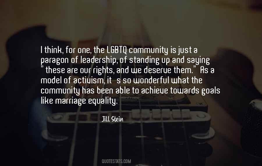 Quotes About Community Goals #257608