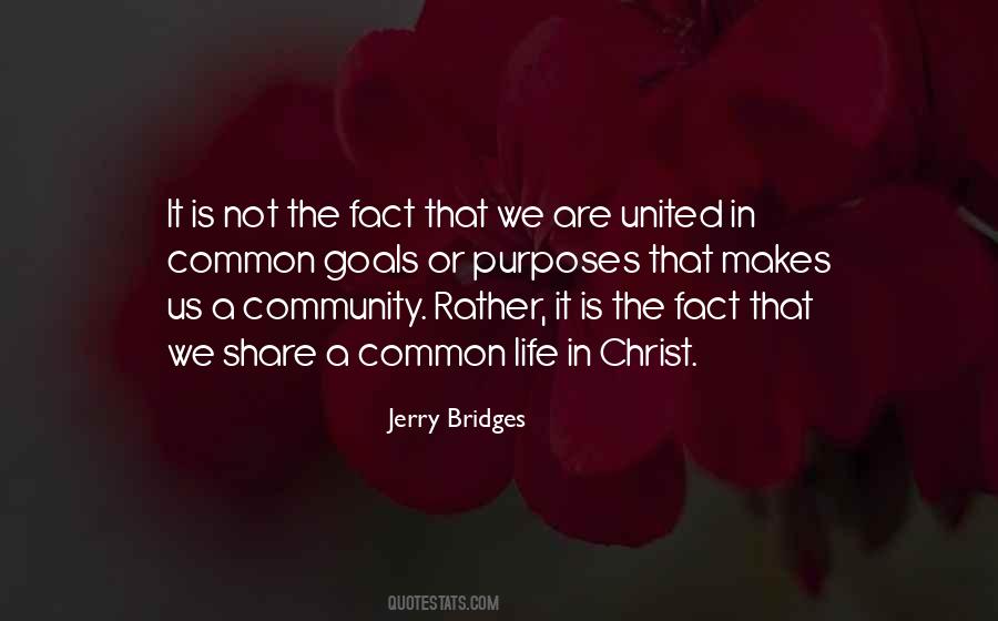 Quotes About Community Goals #953836