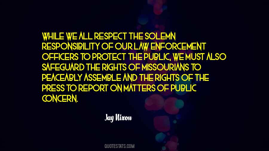 Quotes About Public Rights #539606