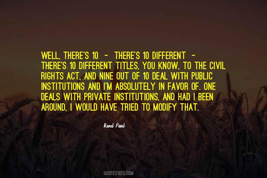 Quotes About Public Rights #69278