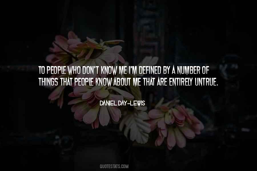 Know About Me Quotes #1734187