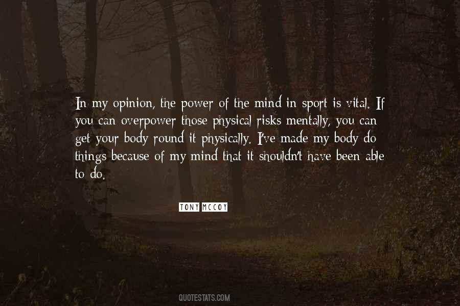Power Of Sport Quotes #1306891