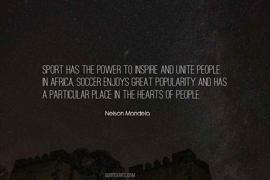 Power Of Sport Quotes #765851