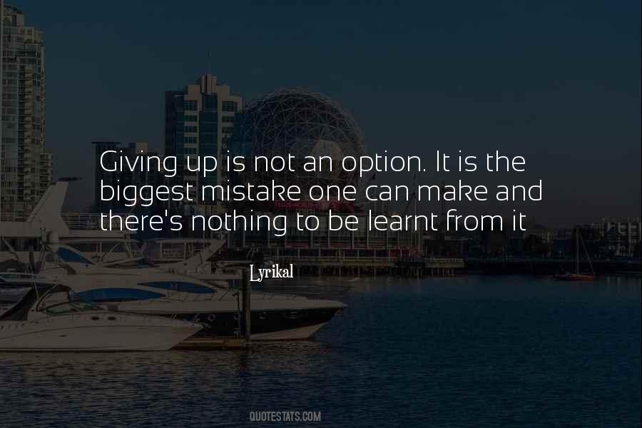 Make You An Option Quotes #116174