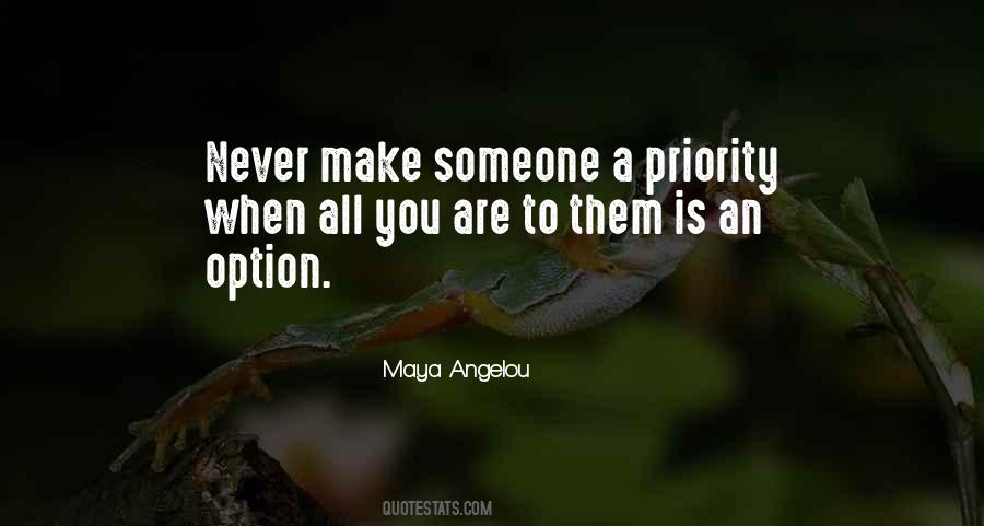 Make You An Option Quotes #1273462