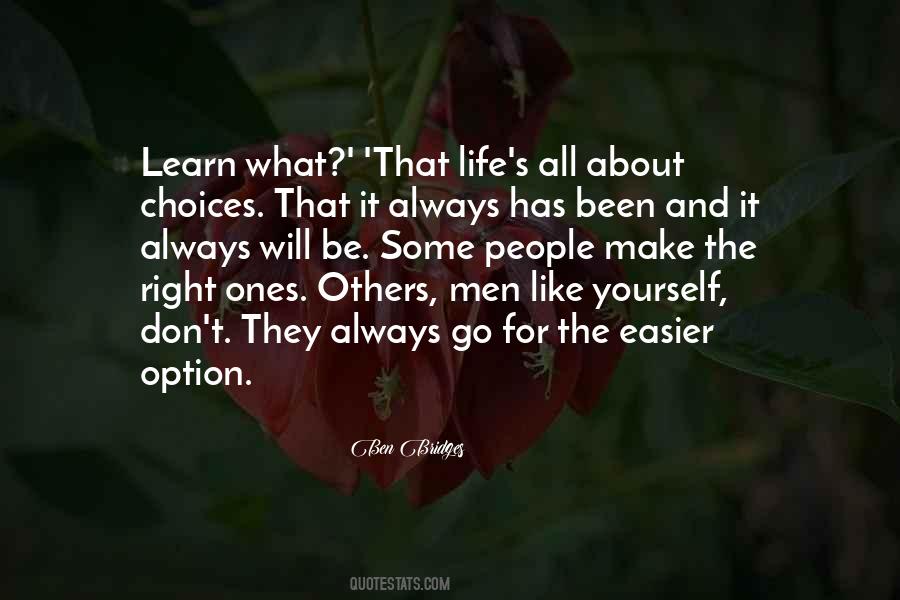 Make You An Option Quotes #1761210