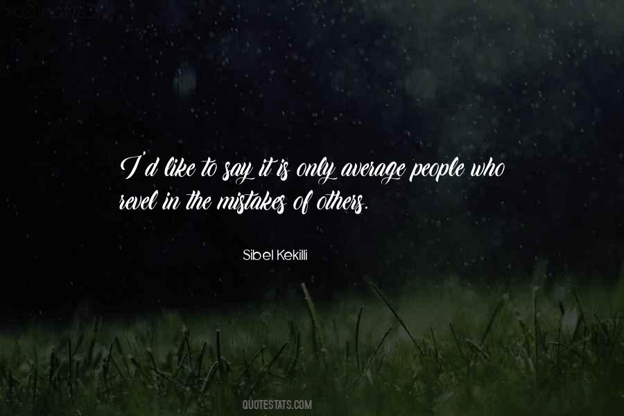 Others Mistakes Quotes #137791