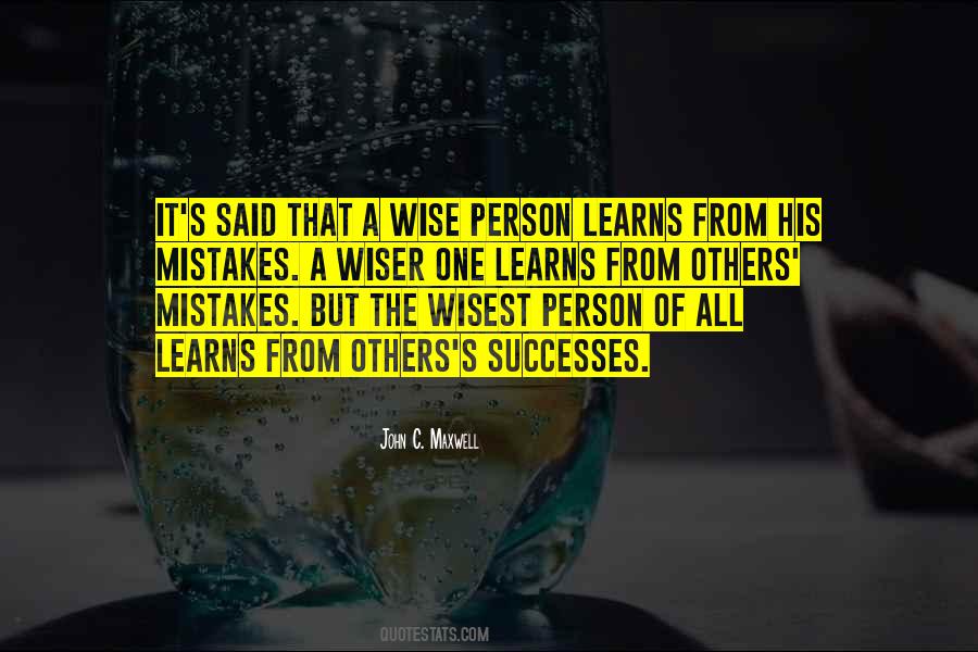 Others Mistakes Quotes #1708312