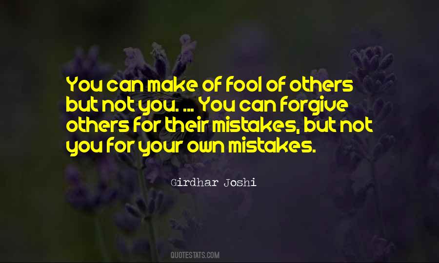 Others Mistakes Quotes #1728288