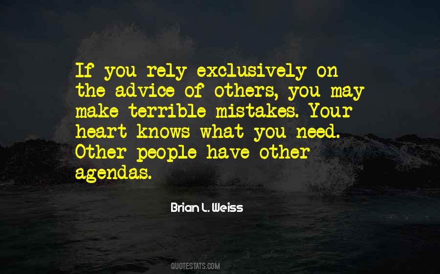 Others Mistakes Quotes #314854
