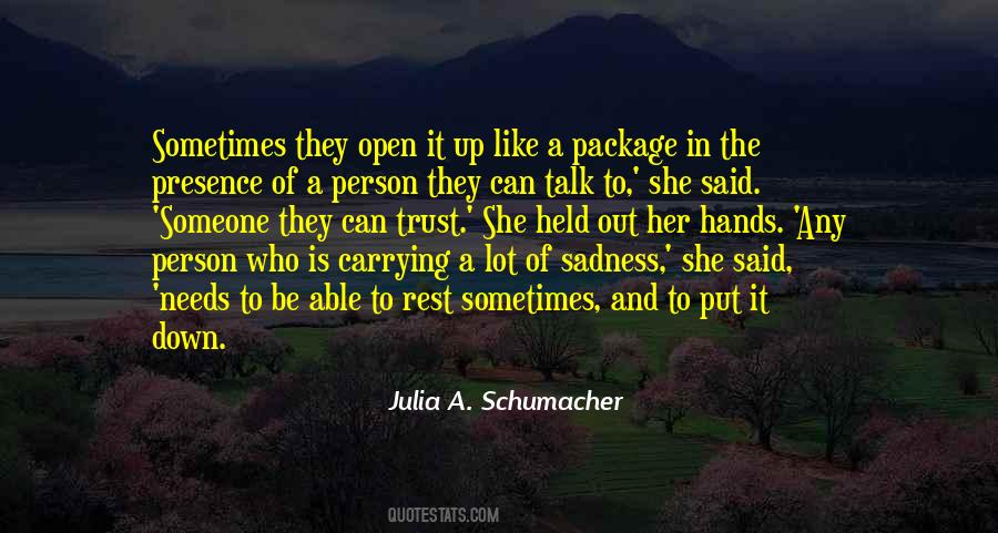 Her Sadness Quotes #164620