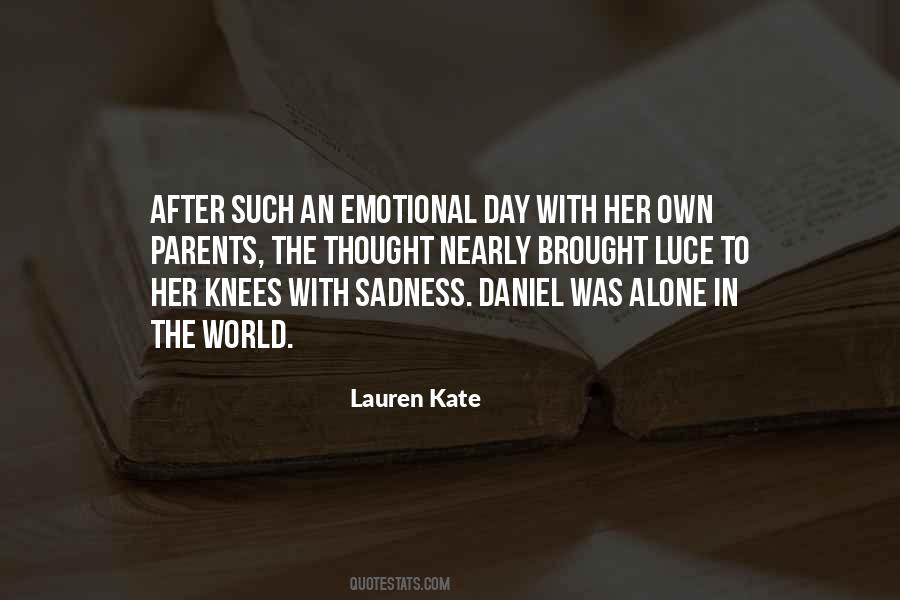 Her Sadness Quotes #45987