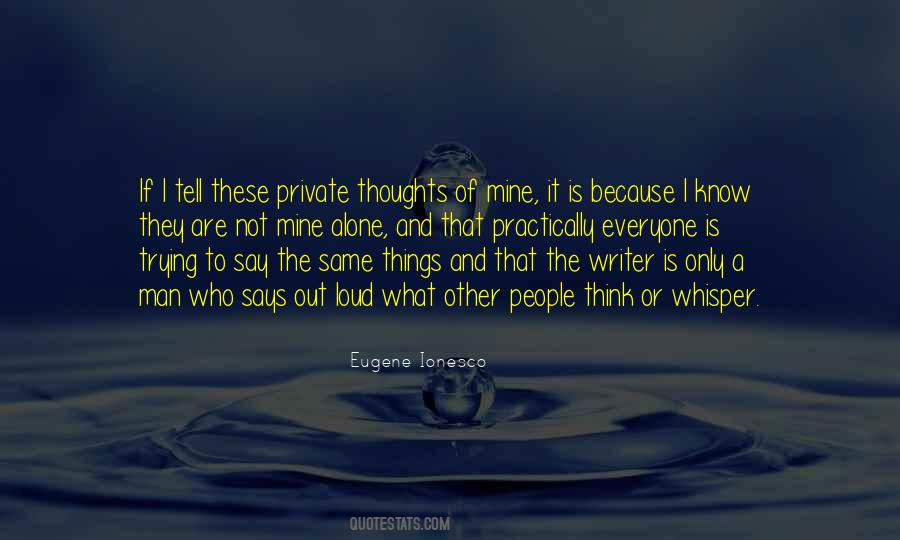 Quotes About To Think Alone #666678