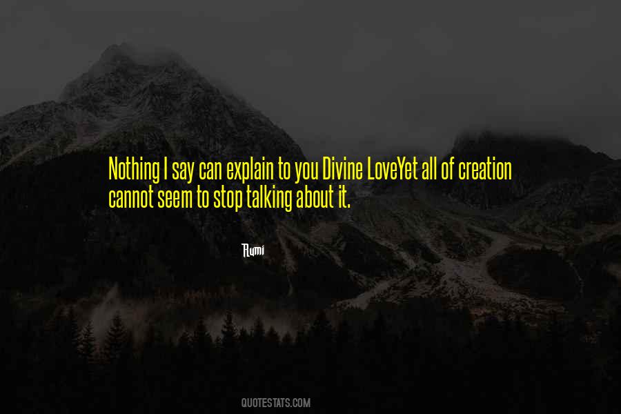 Talking Love Quotes #203374
