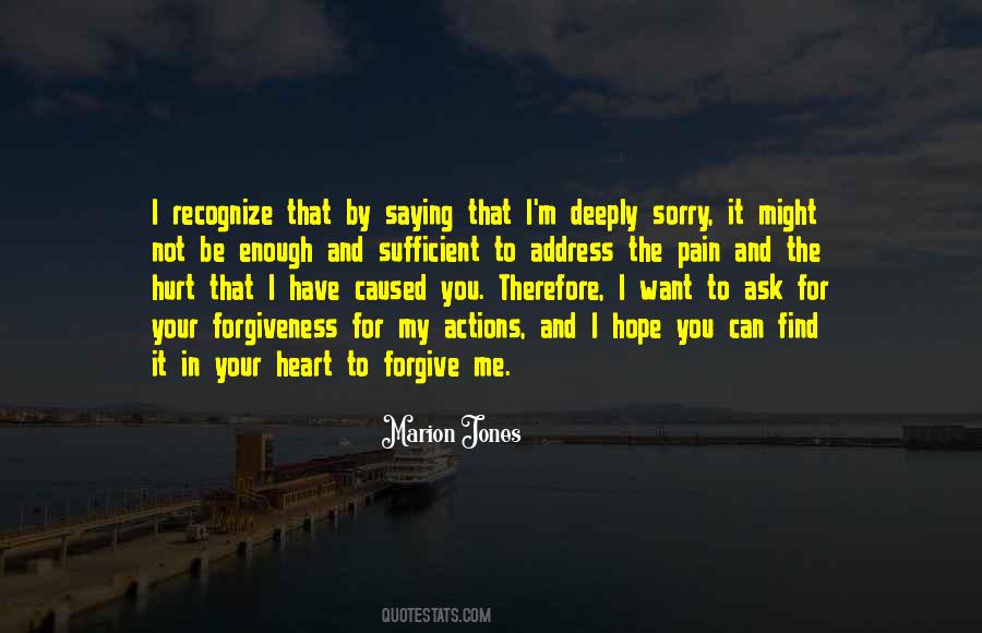 Actions Hurt Quotes #747791