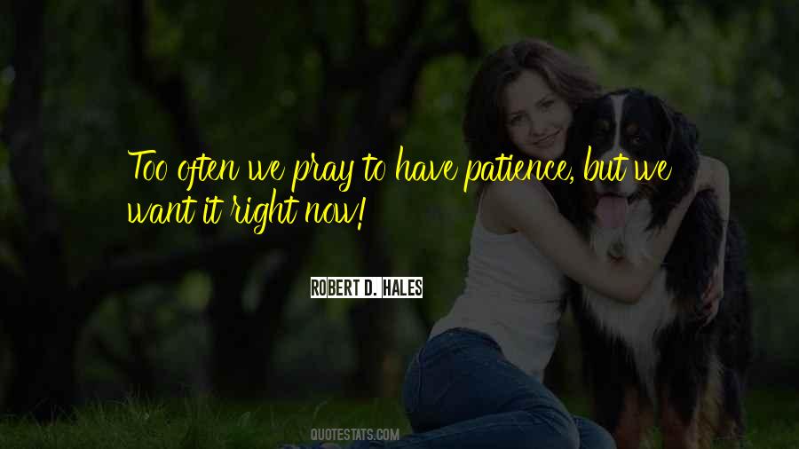 Praying For Patience Quotes #1872183