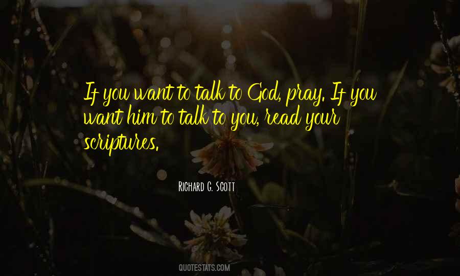 If You Want To Talk Quotes #1729042