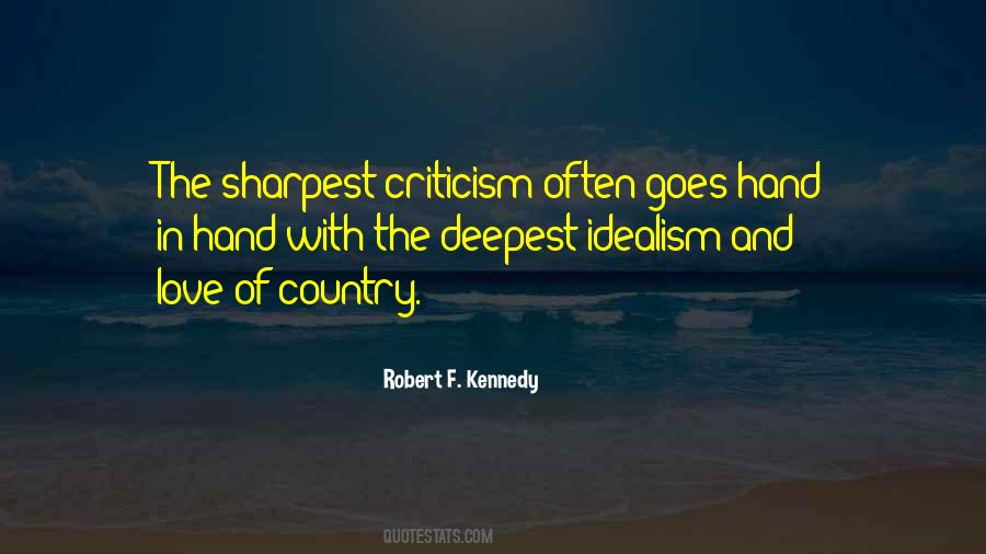 Criticism Love Quotes #221396