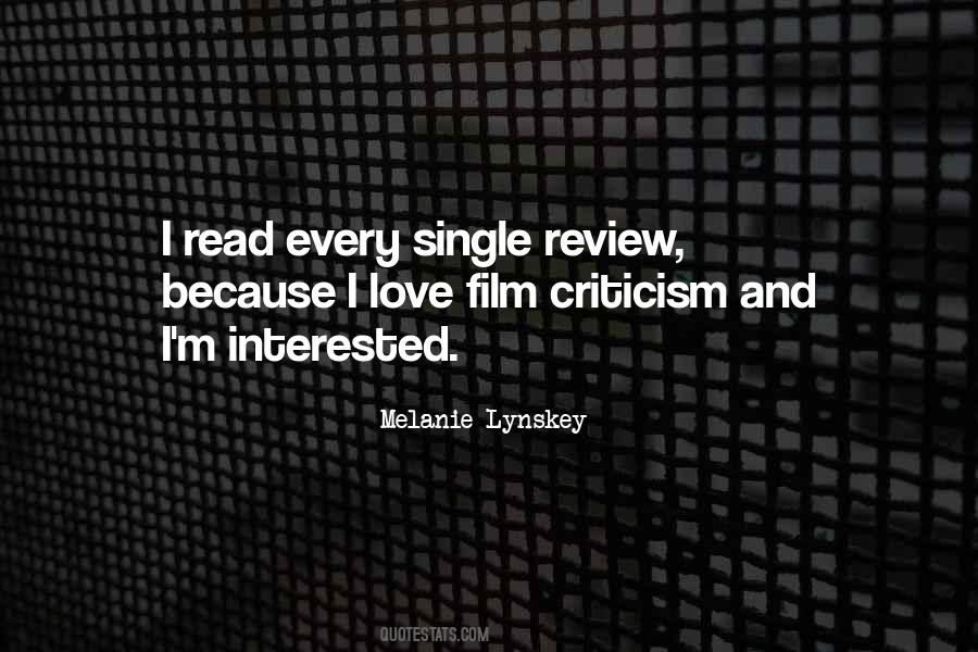 Criticism Love Quotes #232153