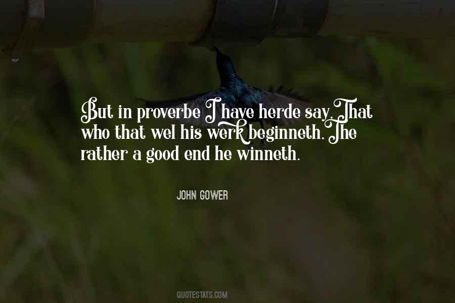 Quotes About Gower #1563370