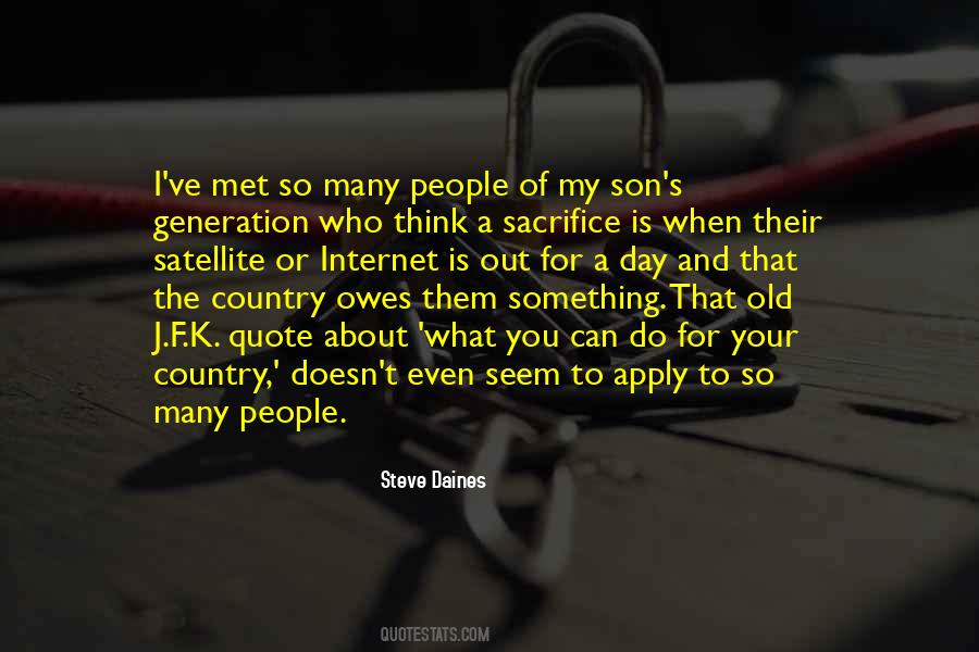 What You Can Do For Your Country Quotes #1719834