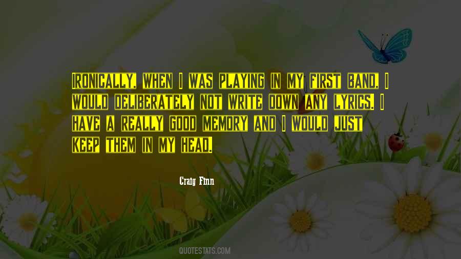 Not Just A Band Quotes #1664424