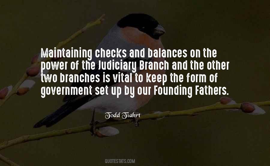 And Balances Quotes #1264984