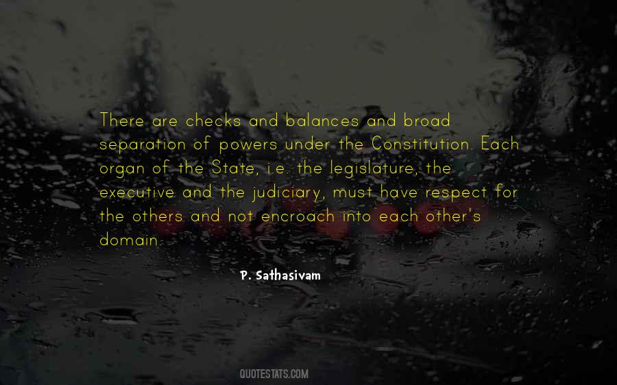And Balances Quotes #1501287